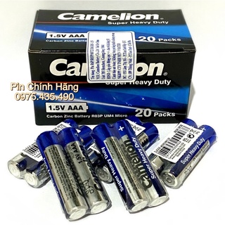 Pin AAA Camelion R03P Micro UM4 Super Heavy Duty Chính Hãng Hộp 20 Đôi