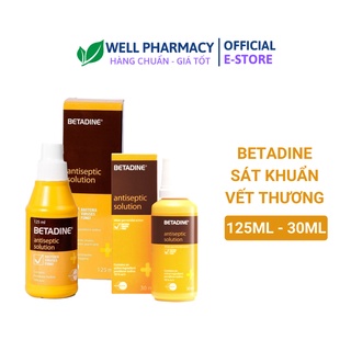 BETADINE SÁT KHUẨN BẢO VỆ DA LỌ 125 ML