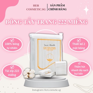 Bông tẩy trang 3 lớp cao cấp - Gói 222 miếng bông tẩy trang COTTON PADS