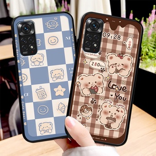 Ốp lưng Xiaomi REDMI NOTE 11/11S / NOTE 11 4G 5G / NOTE 11 PRO 4G 5G in hình 3D GẤU cute be@r, soda, happy day cực hot