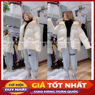 Áo Phao Nhồi Bông Ba Lớp Siêu Ấm- Mũ Lông Hàng Quảng Châu M9908-Violet_Store