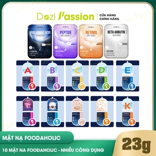 Mặt Nạ Foodaholic Cấp Ẩm, Sáng Da, Giúp Da Căng Mịn, Chăm Sóc Da Toàn Diện Essential Mask 23g