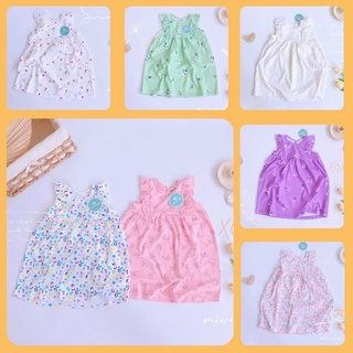 Váy bé gái, đầm cánh tiên Miwoo chất liệu cotton cao cấp, mềm mịn cho bé đi học đi chơi Bắp Ngô Kids size 8 đến 18kg