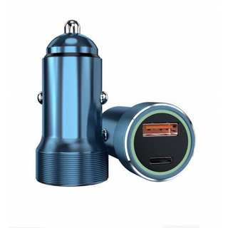 Tẩu Cóc Sạc Nhanh Điện Thoại trên Xe Hơi QC 3.0 và PD Type-C 18W Hiệu Lecun LC-9