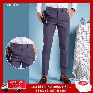 Quần tây âu nam chất liệu mềm mịn, from chuẩn, có nhiều mẫu đẹp đi kèm annhien01