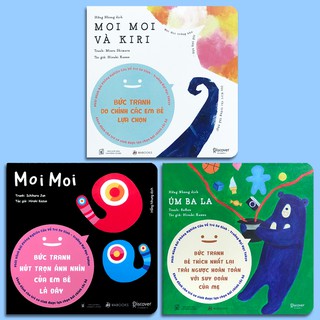 Sách - Ehon Moi Moi và Những Người Bạn (Bộ 3 quyển) (dành cho trẻ sơ sinh)