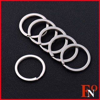 Khoen móc khóa thép không gỉ hình tròn 2.5cm*0.15cm dùng mix đồ handmade, phụ kiện thời trang, các vật dụng cần thiết