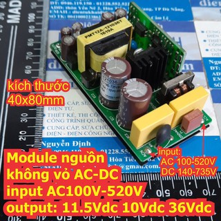 Module nguồn không vỏ AC-DC input AC100V-520V output: 11.5Vdc 10Vdc 36Vdc kde7326