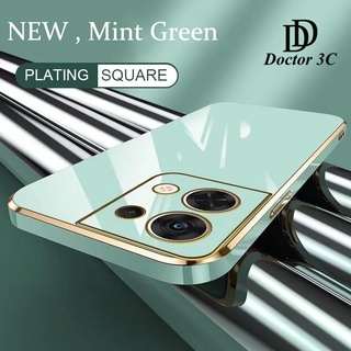 Ốp điện thoại hở viền vuông mạ màu, kính bảo về camera cho OPPO Reno 8Z 8 Pro Plus 4G 5G 2022