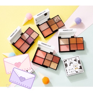 Set phấn mắt má hồng 2 tầng gọn nhẹ xinh xắn Ulzzang
