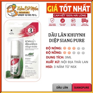 [CHÍNH HÃNG] DẦU KHUYNH DIỆP SIANG PURE EUCALYPTUS THÁI LAN (DẦU LĂN KHUYNH DIỆP ÔNG GIÀ THÁI LAN) -3CC-DẠNG VĨ