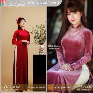 Áo Dài Truyền Thống Nữ Nhung-AD23