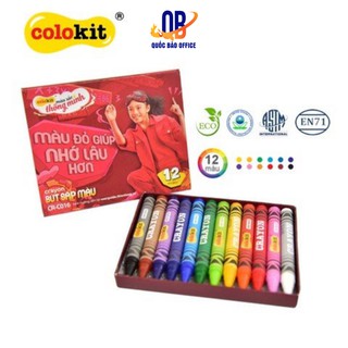 Bút sáp màu Thiên Long Colokit CR-C016 - 12 màu - 1 hộp