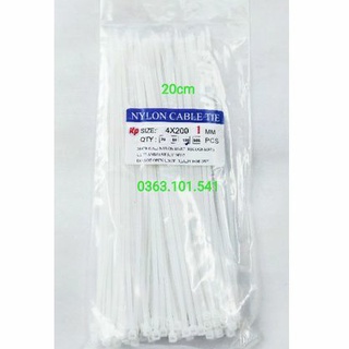 Túi 100c Dây Rút Nhựa, Dây Cáp Rút Nhựa, Dây Thít Nhựa Dài 20cm