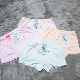 QUẦN CHÍP ĐÙI COTTON CẠP NƠ CHO BÉ GÁI 4-8 TUỔI
