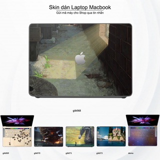 Skin dán Macbook mẫu Ghibli (đã cắt sẵn, inbox mã máy cho shop)