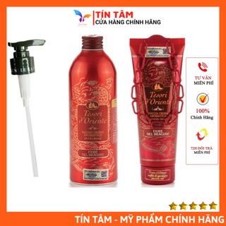 [Có Bill+Tem] Sữa tắm xích nước hoa Tesori D'oriente Italy 500ml Chính hãng (Màu đỏ Thăng Long)