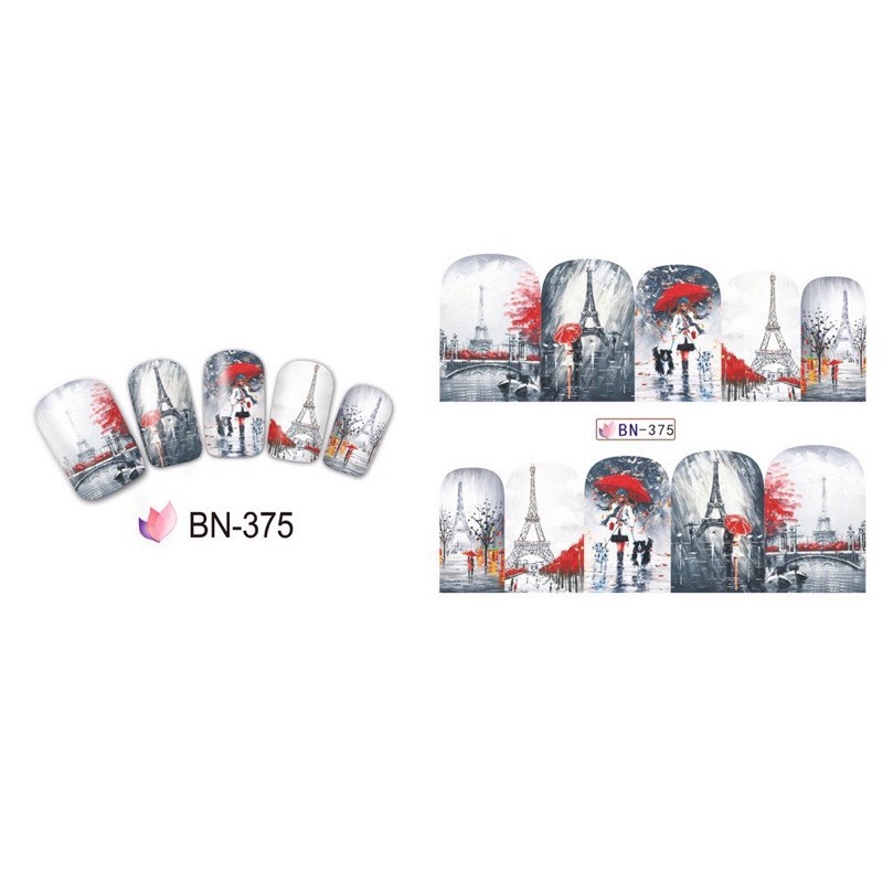 Sticker nước dán móng tay