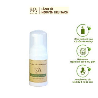 Sữa Tắm Thảo Mộc Tinh Dầu Sả Chanh Mộc An Chiết Xuất Tự Nhiên, Giảm Mụn Ngừa Rôm Sảy 30g - Sample Mini