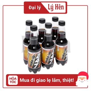 Lốc 6  Chai Nước Tăng Lực Vị Cà Phê Wake Up 247 Chai Nhựa PEP 330ml HSD Date Luôn Mới