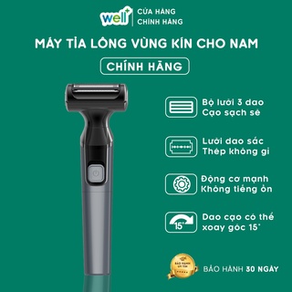 Máy Cạo Lông Vùng Kín Cho Nam Công Nghệ Thiết Kế Đặc Biệt 3 Lưỡi Dao An Toàn Tuyệt Đối Với Vùng Da Nhạy Cảm