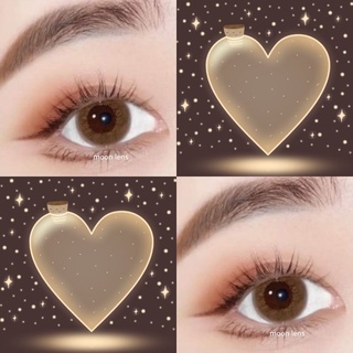 Lens nâu choco giãn vừa độ cận từ 0-6 tặng kèm khay đựng