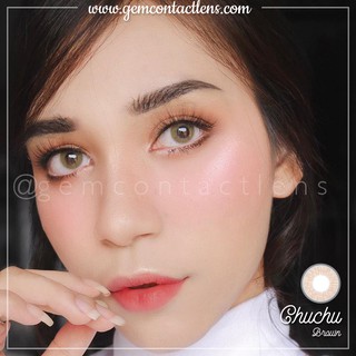 Áp tròng CHUCHU BROWN - Độ Ẩm 38% - HSD 1 năm