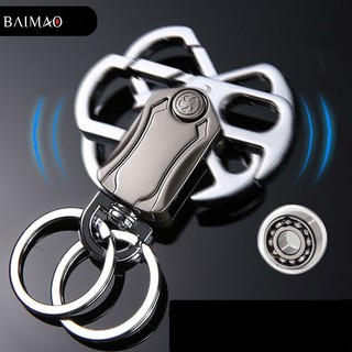 Móc khóa Spinner móc chìa khóa inox đa chức năng mở bia, cắt băng dính cao cấp