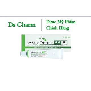 Bill Hỗ trợ mụn trứng cá sưng viêm,mụn mủ Aknederm BP5 Benzoyl Peroxide 10g