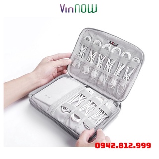 Túi đựng phụ kiện điện, túi công nghệ BUBM đựng bộ sạc macbook, dây cáp tai nghe, pin dự phòng