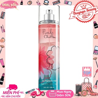 [𝐵𝒪𝒟𝒴 𝑀𝐼𝒮𝒯] Xịt Thơm Bath And Body Works Pink Chiffon 10ML #тнυynga.вeaυтyѕнop