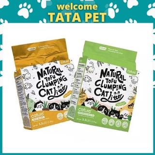 [Mã PET50K giảm Giảm 10% - Tối đa 50K đơn từ 250K] Cát đậu nành Tofu Cature 6l (2.5kg) xả bồn cầu dễ dàng TATAPET