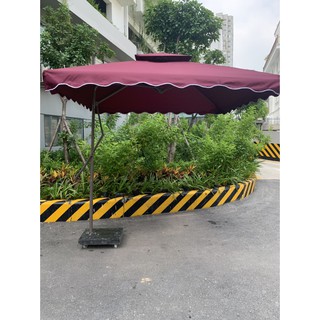 [Mã LIFEAU5SALE giảm 10% đơn 50K] [LOẠI SỊN] Ô LỆCH TÂM MÁI VUÔNG 2.5mx.2.5(Chưa bao gồm chân đế bê tông có bánh xe)