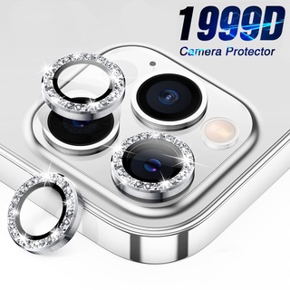 Dán kim cương bảo vệ mắt camera Cho iPhone 11 12 13 14 Pro Max