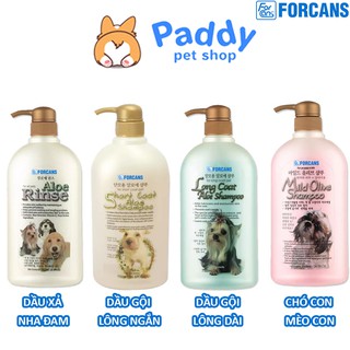 Sữa Tắm Forcans Nha Đam Dịu Nhẹ Cho Chó Mèo (750ml)