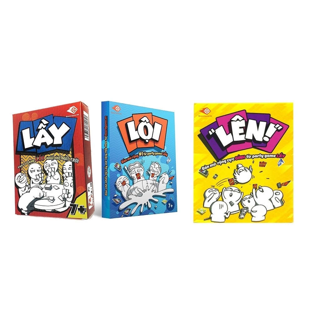 (BẢN MỚI NHAT) COMBO BOARDGAME LÊN LẦY LỘI - SIÊU HẤP DẪN