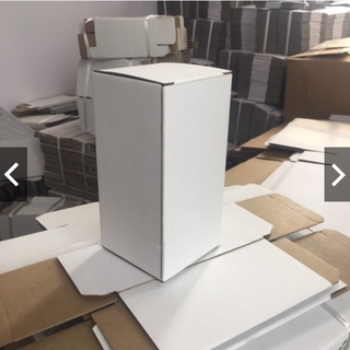 combo 50 hộp carton nắp gài 8 x 8 x 16cm TRẮNG