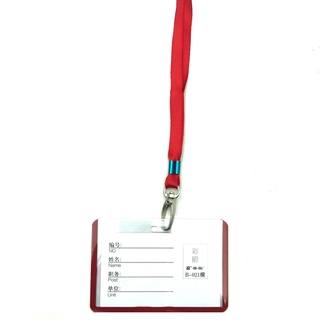Bảng Tên Dây Lụa B8-021 - Mẫu 5 - Màu Đỏ