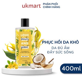 Sữa Tắm Love Beauty And Planet Dưỡng Ẩm Phục Hồi Da Khô 400ml