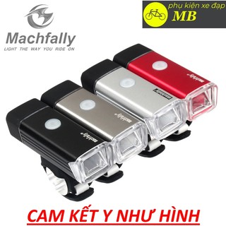 đèn led xe đạp siêu sáng vỏ nhôm sạc usb chống nước chống bụi cao cấp chính hãng MACHFALLY