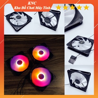 [Không cần Hub] Quạt tản nhiệt, Quạt làm mát máy tính, Fan led, Fan case RGB, cắm trực tiếp Molex, phiên bản B1