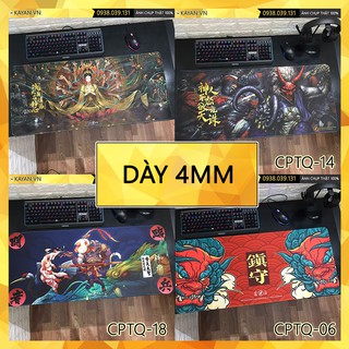 Tấm lót chuột, bàn di chuột, mouse pad tranh Cổ Phong Trung Quốc SIZE lớn