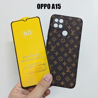 Bộ ốp lưng LV kính cường lực Oppo A15