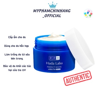 Kem dưỡng trắng da Hada Labo (màu xanh) ❤Chính hãng ❤ Perfect White Cream 50g
