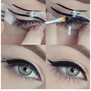 Khuôn kẻ mí Eyeliner và tô bầu mắt
