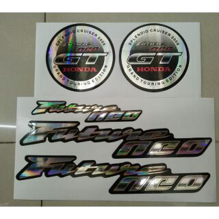 Bộ tem chữ Future neo GT 2006 phản quang