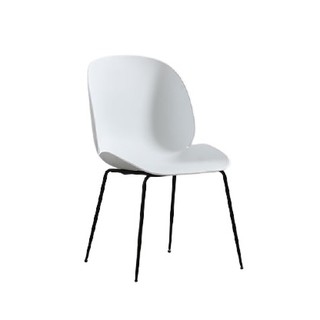 Ghế cafe nhựa chân sắt Beetle PP