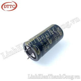 Tụ SAMWHA 220uF 450V Chân Cứng (25x50mm)