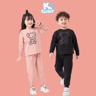 Bộ quần áo dài tay K'S CLOSET cho bé trai và bé gái (2-14 tuổi) E014ONF