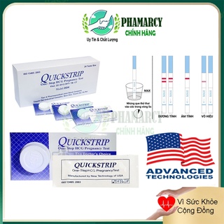 Que test thử thai kết quả siêu nhanh chính xác Quickstrip công nghệ USA [GIẤU TÊN KHI GIAO HÀNG]